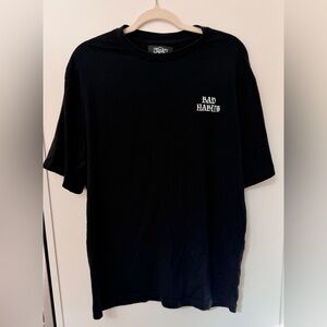 Eighty eight Men's large black cotton T-Shirt